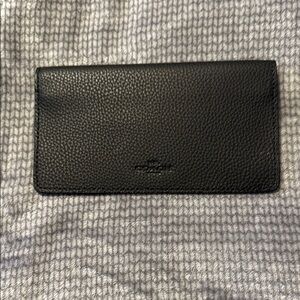 Coach Black Leather Card Holder